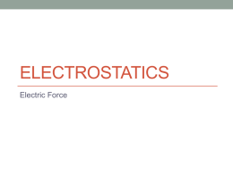 Electrostatics