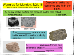 Rocks-and--Minerals-POWERPOINTx
