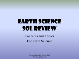 EARTH SCIENCE SOL REVIEW