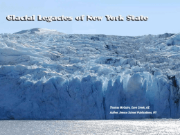 Glaciers Presentation - North Syracuse Central School District