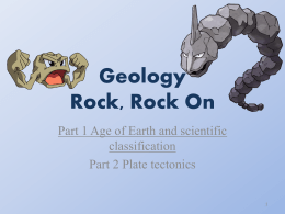 Geology Part 1 2014 Teacher