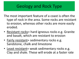 Lesson 2 Geology and Rock Type