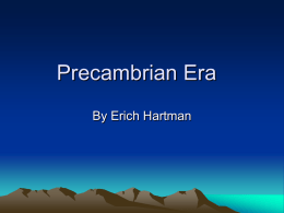 Precambrian Era powerpoint