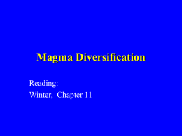 Magma Diversification - University at Buffalo