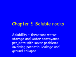 Chapter 5 Soluble rocks - Mark
