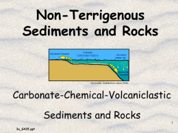 Non-Terrigenous Sediments and Rocks