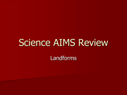 Science AIMS Review