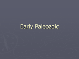 Early Paleozoic - This Old Earth