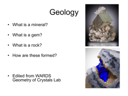 Geology - Mrs.C's Web Page