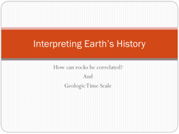 Interpreting Earth’s History - Red Hook Central School Dst