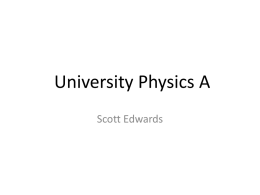 University Physics A