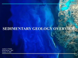 Sedimentary Geology - Lamont