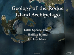 Geology of the Roque Island Archipelago