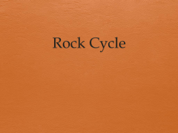 Rock Cycle - Whitworth-Buchanan Middle School