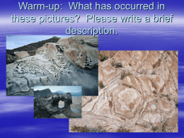 Weathering Chapter 5 Dynamic Earth
