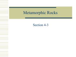 Metamorphic Rocks - smsk