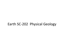 What is Physical Geology?
