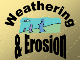 Weathering and Erosion ppt