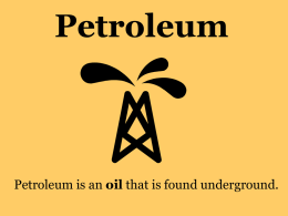 Oil (Petroleum)