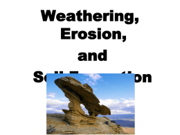 Rocks & Weathering