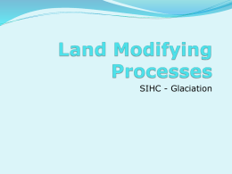 Land Modifying Processes