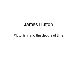 James Hutton and geological time