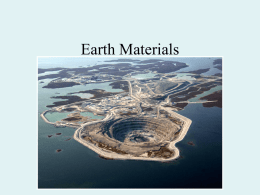 Ch 1 Earth Materials