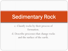 Sedimentary Rock ppt