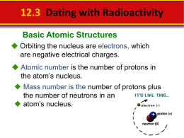 12.3 Dating with Radioactivity