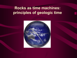 principles of geologic time