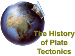 Notes- History of Tectonics