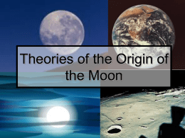 Theories of the Origin of the Moon