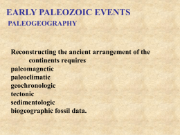 The Late Paleozoic