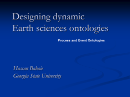 Designing dynamic Earth sciences ontologies