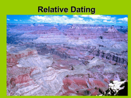 Relative Dating Lesson
