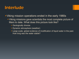 Modern Exploration - Mars Pathfinder
