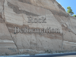 Rock Deformation PowerPoint Presentation