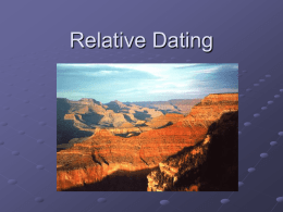 Relative Dating