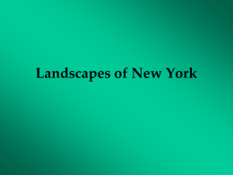 Landscapes of New York