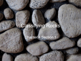 Classifying Rocks