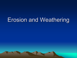 Weathering and Erosion PowerPoint