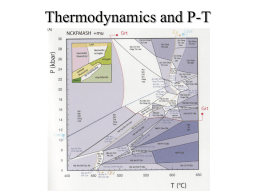 Chapter 27 Thermodynamics of Metamorphic Reactions