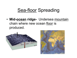 Sea-floor Spreading Section 4-4