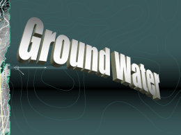 Ground Water - the Essentially Science Wiki!