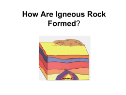 How Are Igneous Rock Formed? - White Plains Public Schools