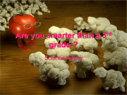 Are you smarter than a 3rd grader?
