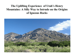 The Uplifting Experience of Utah`s Henry Mountains: A Sill Lee Way