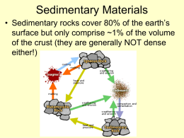 Sedimentary weathering