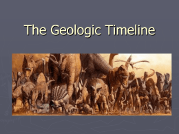 The Geologic Timeline