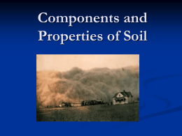 Components and Properties of Soil